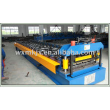 Colored roof panel forming machine